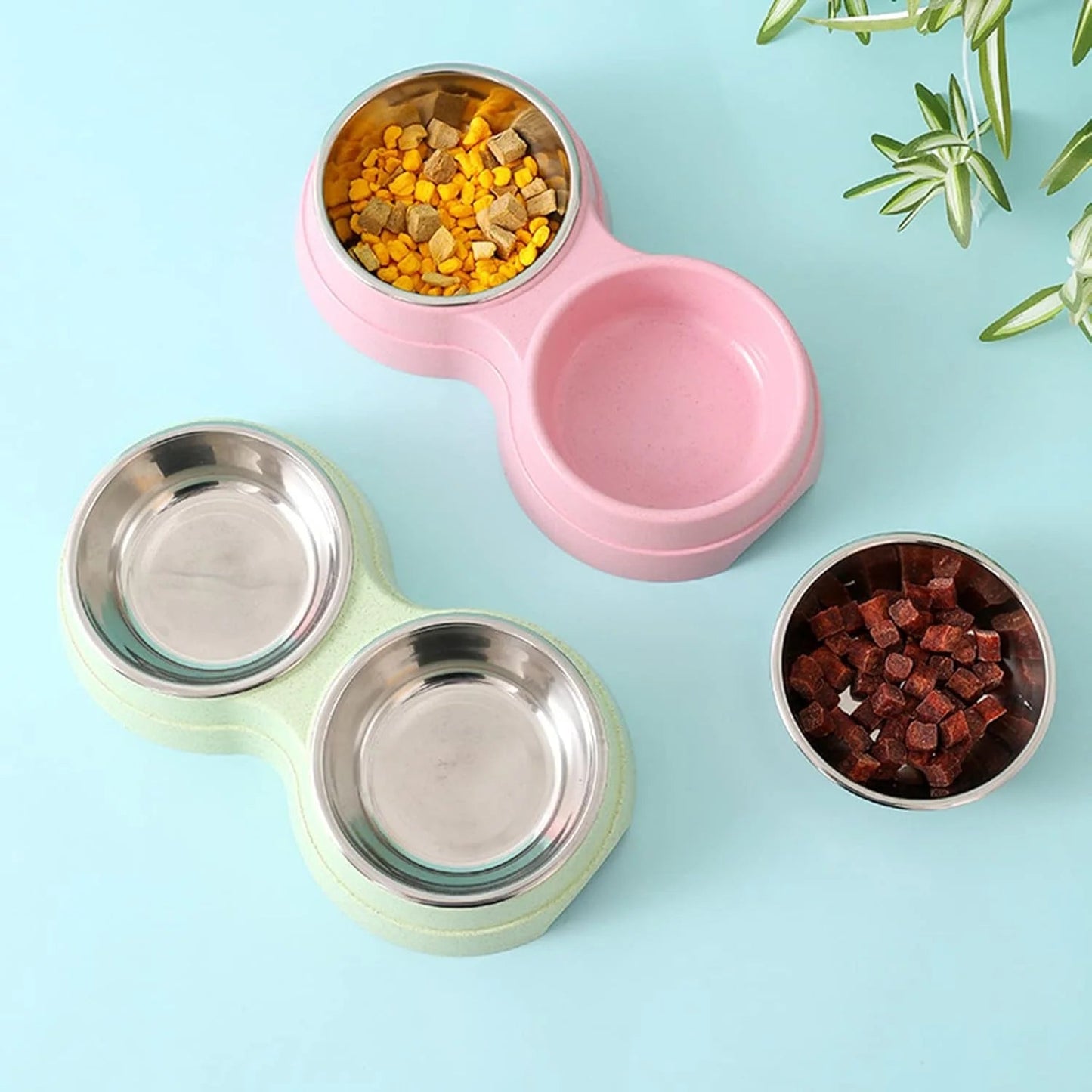 Doppelnapf für Katzen – Edelstahl Futter - & Wassernapf | Furrivio™ für Hunde & Katzen – jetzt bei Furrivio™ kaufen