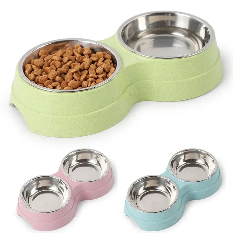 Doppelnapf für Katzen – Edelstahl Futter - & Wassernapf | Furrivio™ für Hunde & Katzen – jetzt bei Furrivio™ kaufen