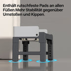 Doppelnapf Hund – Erhöhter Futterständer mit Edelstahl - Schalen | Furrivio™ für Hunde & Katzen – jetzt bei Furrivio™ kaufen