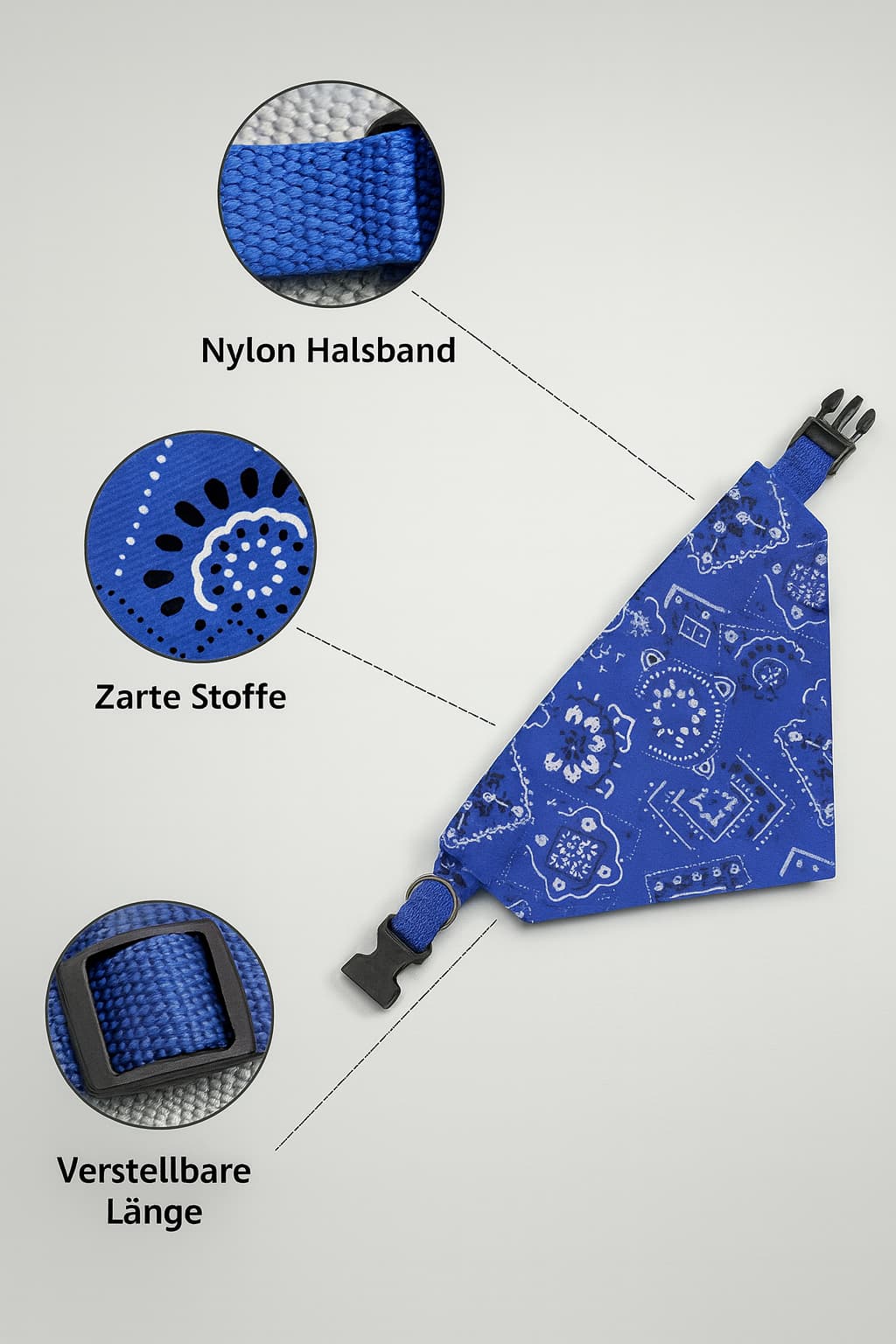 Dreieckstuch Hund – waschbares Stoffhalsband für den Hund | Furrivio™ für Hunde & Katzen – jetzt bei Furrivio™ kaufen