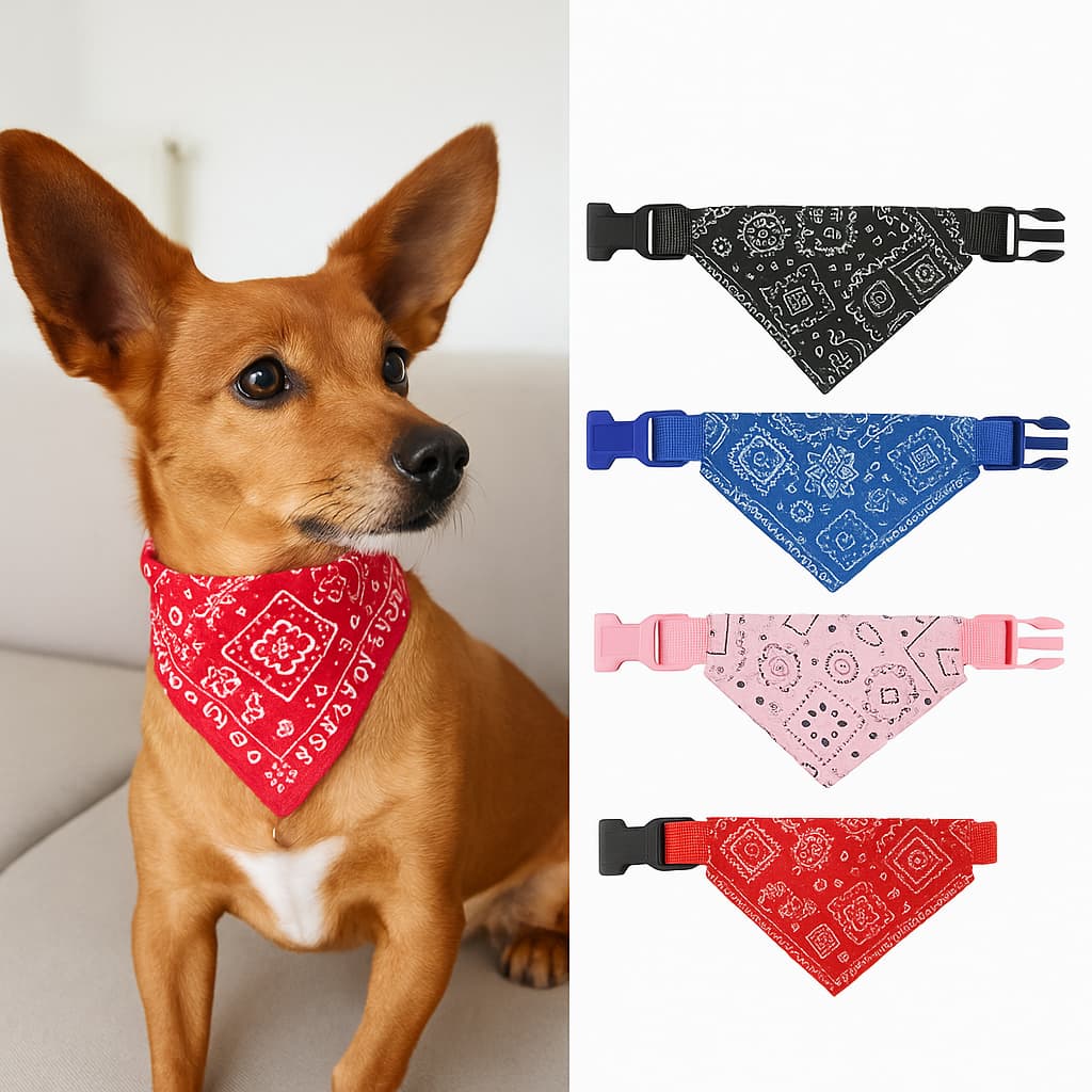 Dreieckstuch Hund – waschbares Stoffhalsband für den Hund | Furrivio™ für Hunde & Katzen – jetzt bei Furrivio™ kaufen