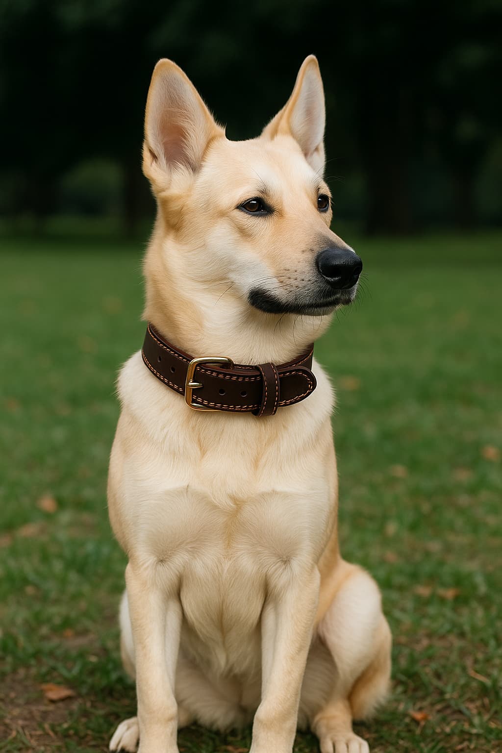 Echtes Leder Hundehalsband – Vintage & robust | Furrivio™ für Hunde & Katzen – jetzt bei Furrivio™ kaufen