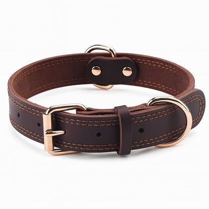 Echtes Leder Hundehalsband – Vintage & robust | Furrivio™ für Hunde & Katzen – jetzt bei Furrivio™ kaufen