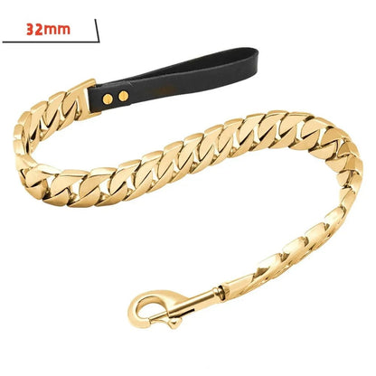 Edelstahl Hundeleine – Extra starke Kette für große Hunde wie Bulldogge & Pitbull | Furrivio™ für Hunde & Katzen – jetzt bei Furrivio™ kaufen
