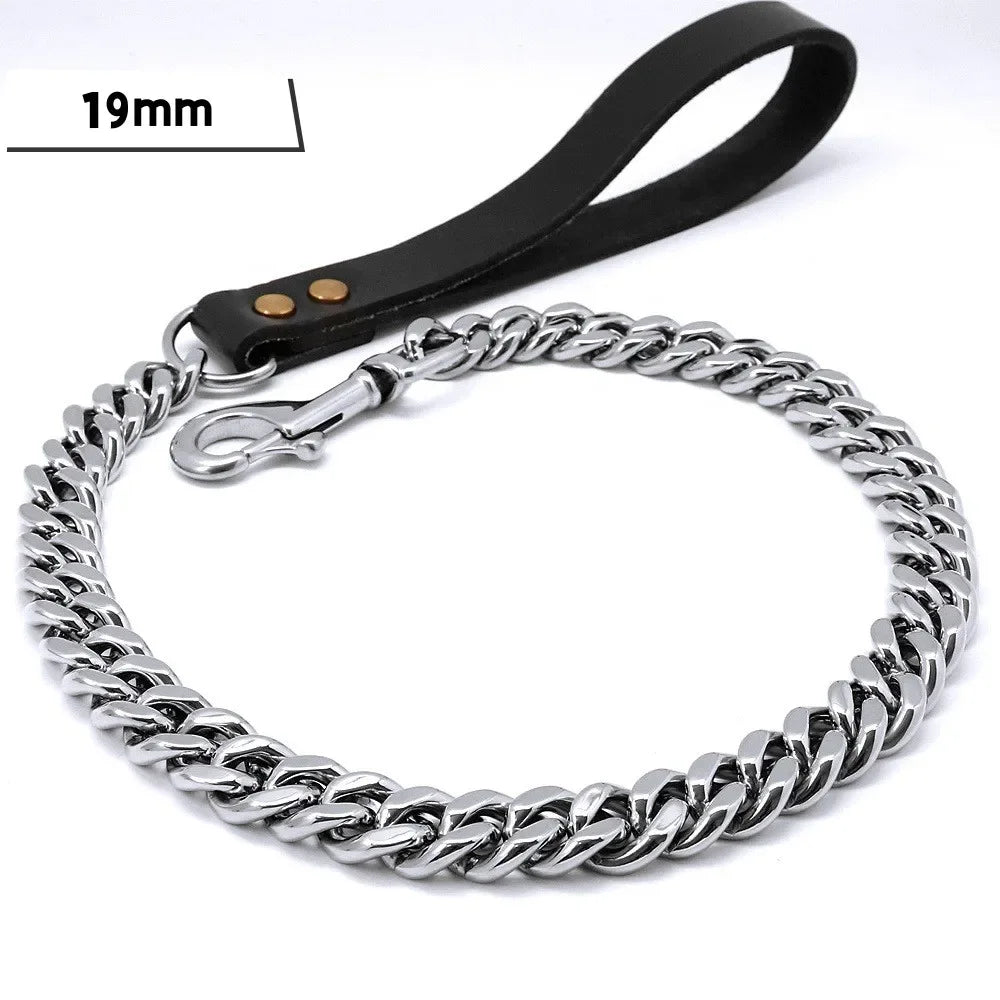 Edelstahl Hundeleine – Extra starke Kette für große Hunde wie Bulldogge & Pitbull | Furrivio™ für Hunde & Katzen – jetzt bei Furrivio™ kaufen
