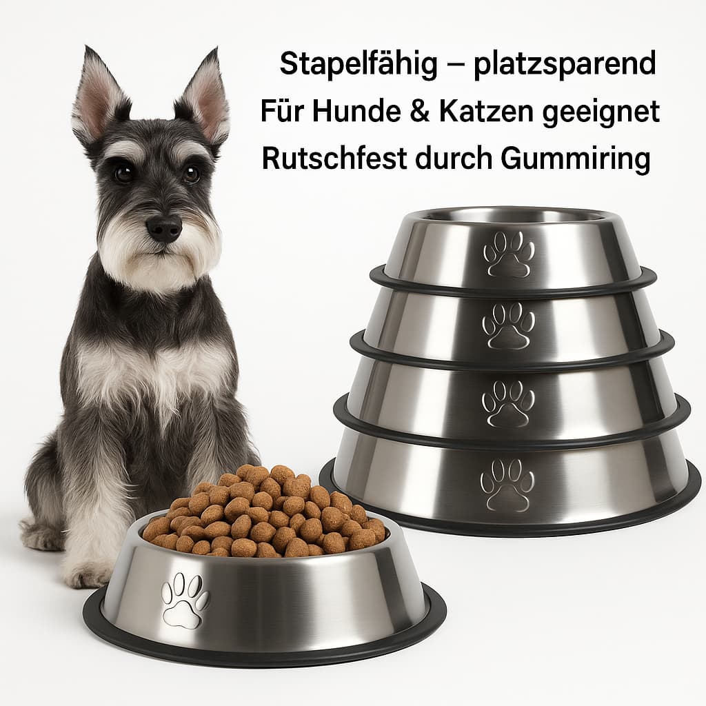 Edelstahl Hundenapf – Rutschfest & Hygienisch | Furrivio™ für Hunde & Katzen – jetzt bei Furrivio™ kaufen