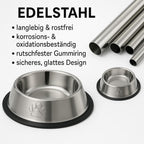 Edelstahl Hundenapf – Rutschfest & Hygienisch | Furrivio™ für Hunde & Katzen – jetzt bei Furrivio™ kaufen