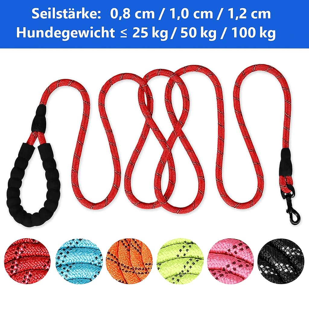 Extra Starke Hundeleine - Weicher Griff, Robust & Sicher | Furrivio™ für Hunde & Katzen – jetzt bei Furrivio™ kaufen