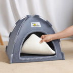 Faltbares Katzenzelt – Tragbares Sommerhaus mit Kühlmatte | Furrivio™ für Hunde & Katzen – jetzt bei Furrivio™ kaufen