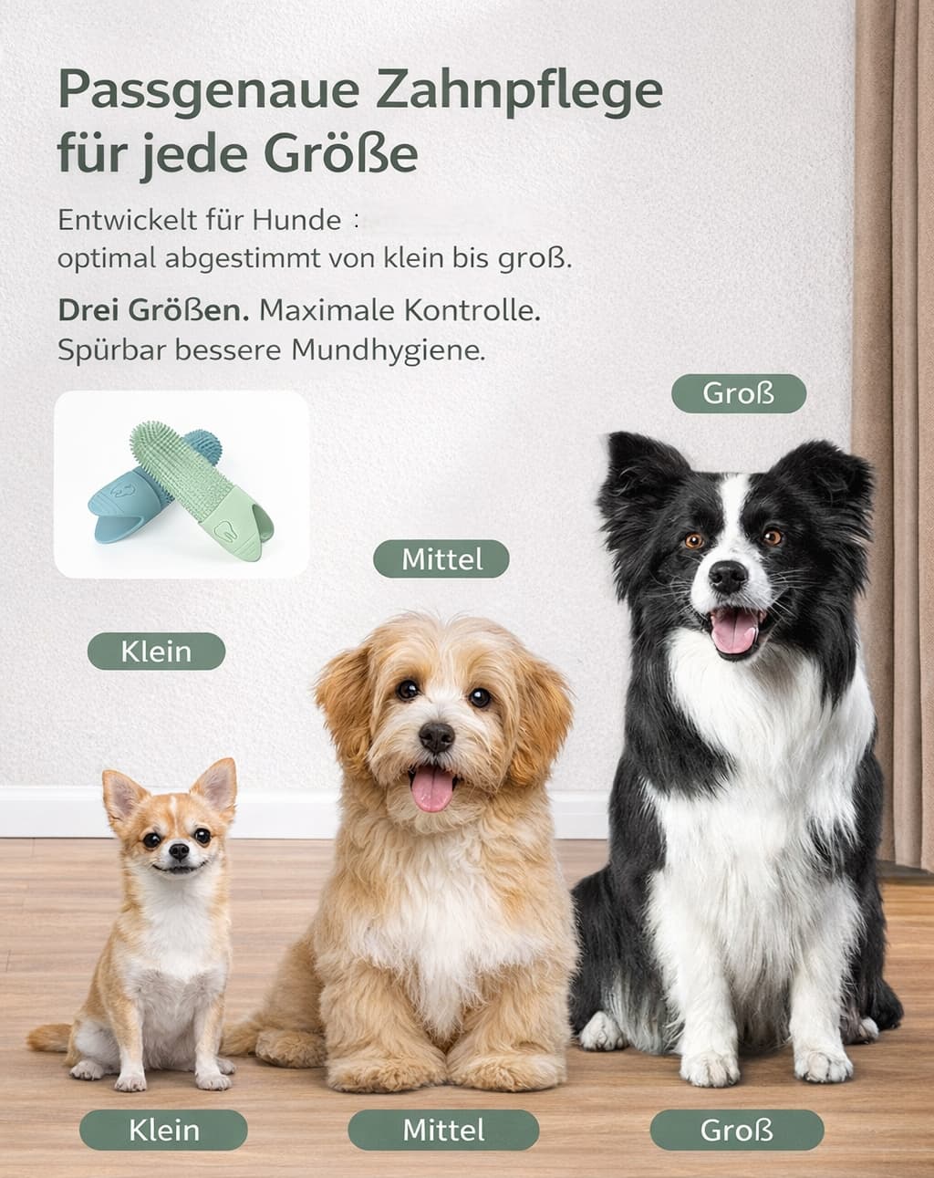 Fingerzahnbürste für Hunde - praktische Hundezahnbürste für Hunde & Katzen – jetzt bei Furrivio kaufen