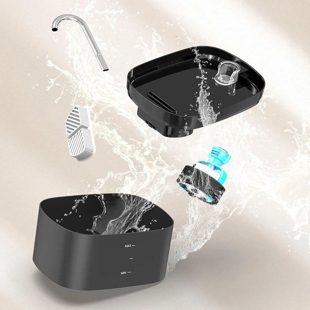 Furrivio™ Automatischer Wasserspender für Katzen & Hunde – 2,5L Trinkbrunnen mit USB & Sensor für Hunde & Katzen