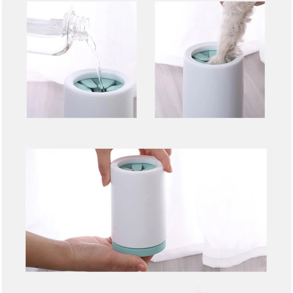 Furrivio™ - Pfotenreiniger für Hunde & Katzen – Sanfte Reinigung mit Silikonborsten für Hunde & Katzen
