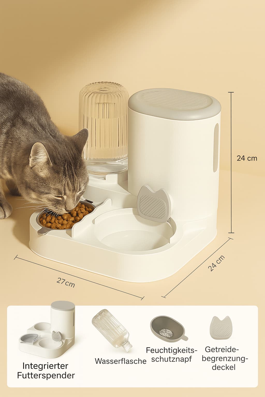 Futterstation für Katzen – Automatisch & hygienisch | Furrivio™ für Hunde & Katzen – jetzt bei Furrivio™ kaufen