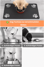 Futterunterlage für Hunde & Katzen - Wasserdichte Napfmatte