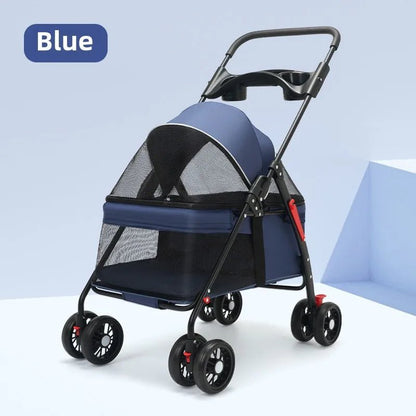 Hunde - Buggy für kleine Hunde, faltbar– Leichter Tierkinderwagen, stabil & komfortabel für Outdoor - Reisen | Furrivio™ für Hunde & Katzen – jetzt bei Furrivio™ kaufen