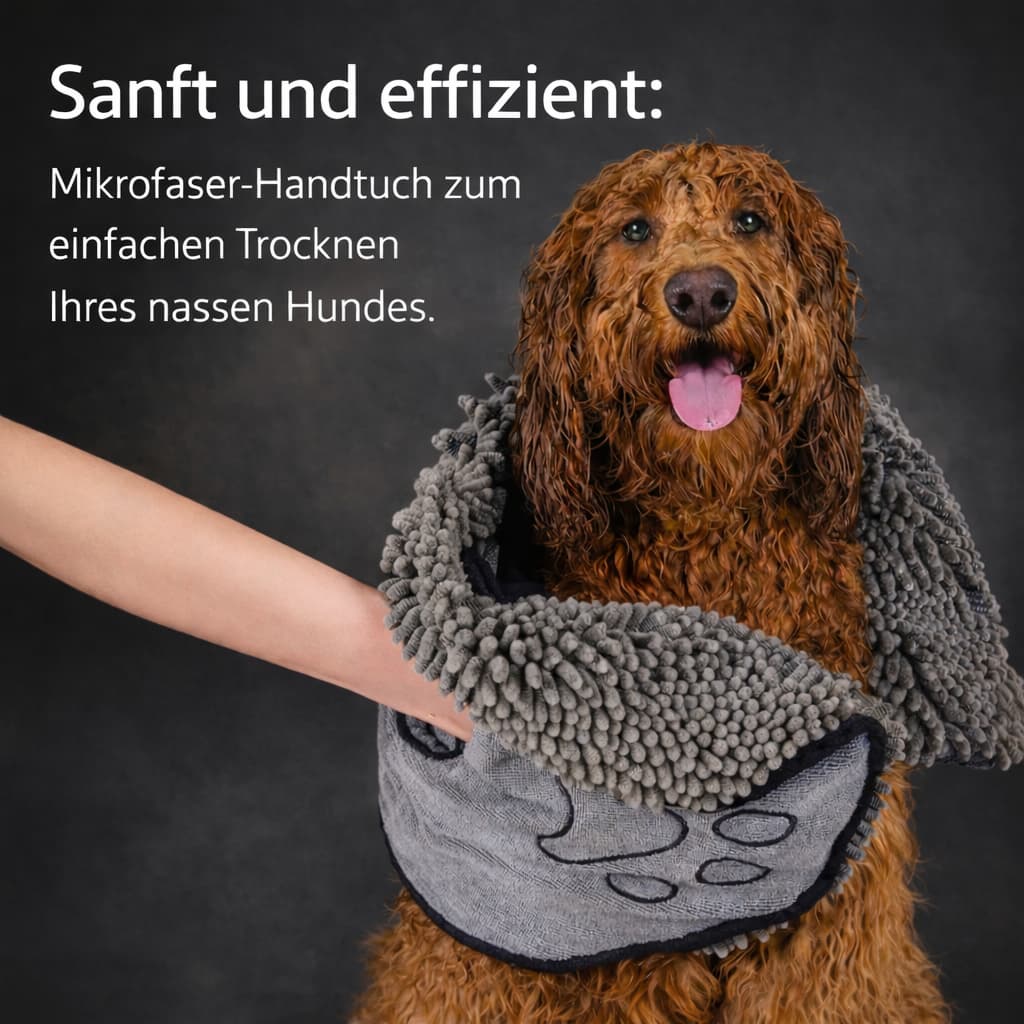 Hunde Handtuch - weiches & saugstarkes Handtuch für Hunde für Hunde & Katzen – jetzt bei Furrivio kaufen