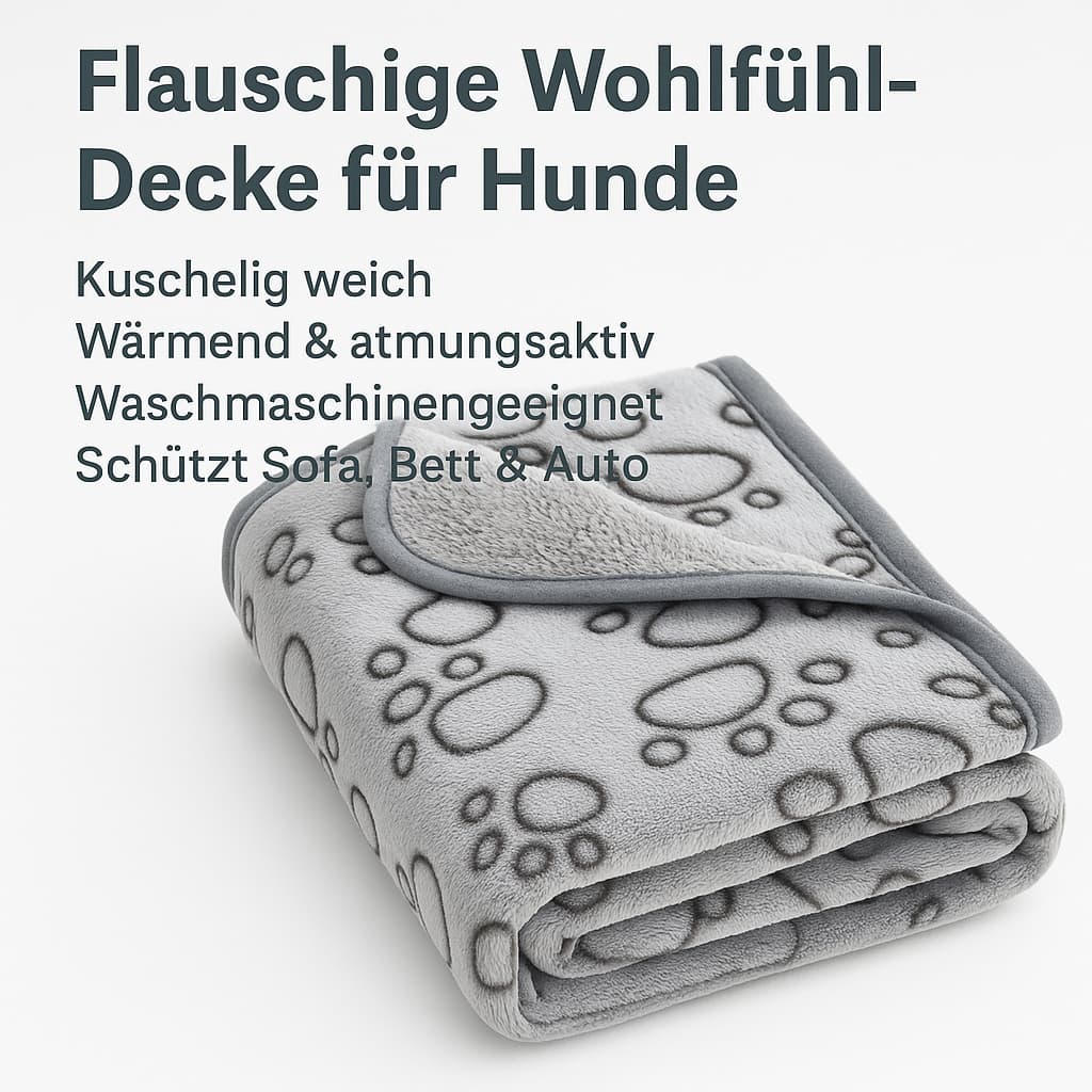 Hunde Kuscheldecke - faltbare Hundedecke (waschbar) | Furrivio für Hunde & Katzen – jetzt bei Furrivio™ kaufen
