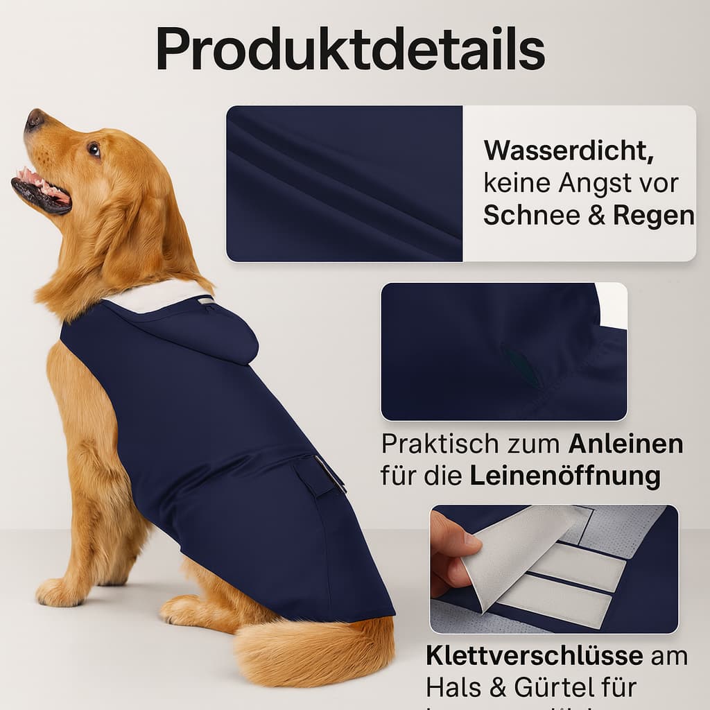Hunde Regenmantel – wasserdichte und bequeme Hunde Regenjacke | Furrivio™ für Hunde & Katzen – jetzt bei Furrivio™ kaufen
