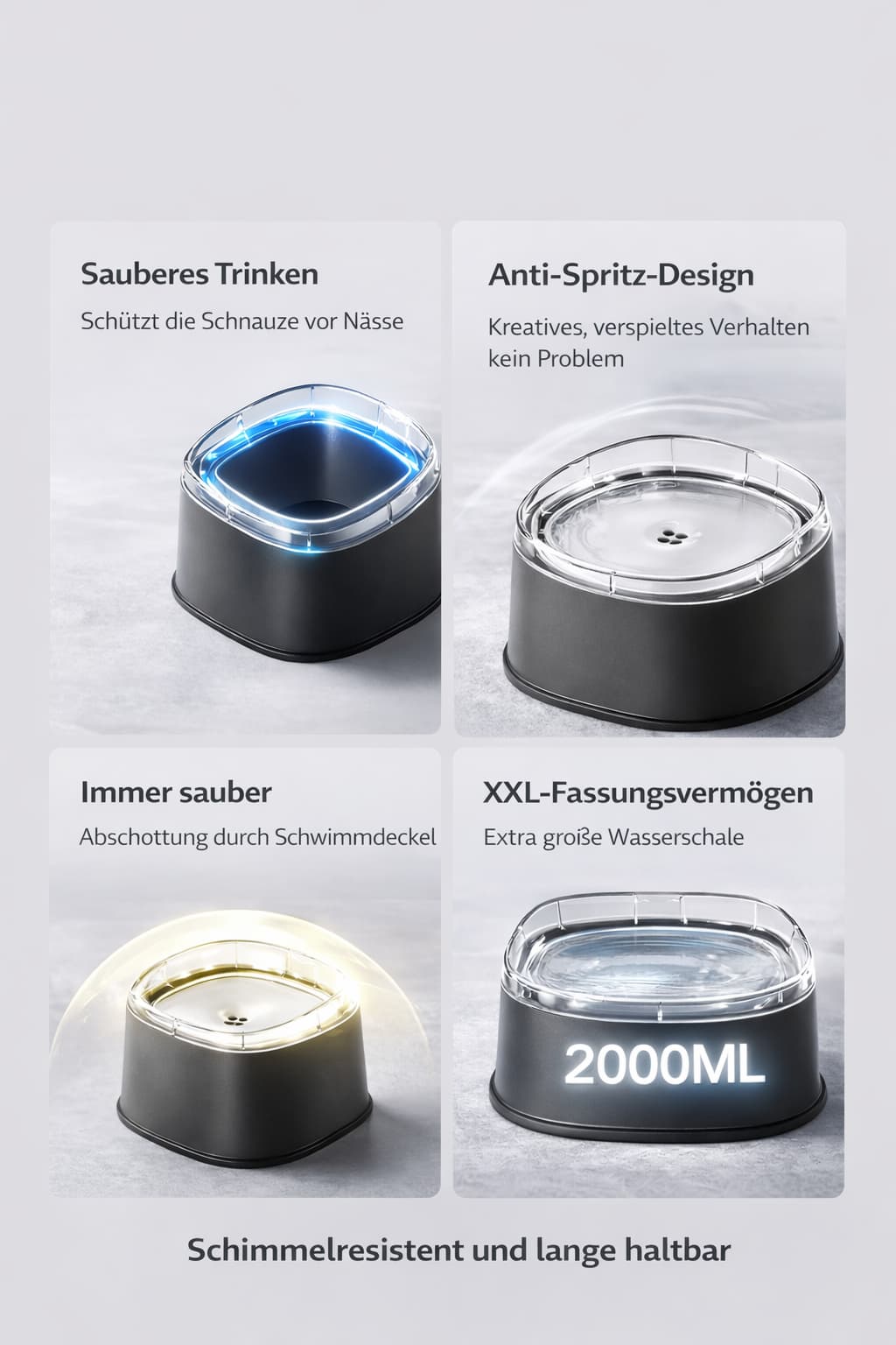 Hunde Wassernapf mit Spritzschutz - Hundenapf von Furrivio™ für Hunde & Katzen – jetzt bei Furrivio kaufen