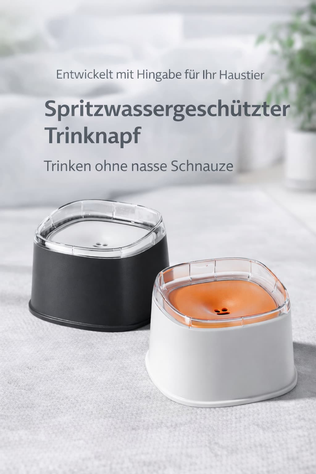 Hunde Wassernapf mit Spritzschutz - Hundenapf von Furrivio™ für Hunde & Katzen – jetzt bei Furrivio kaufen