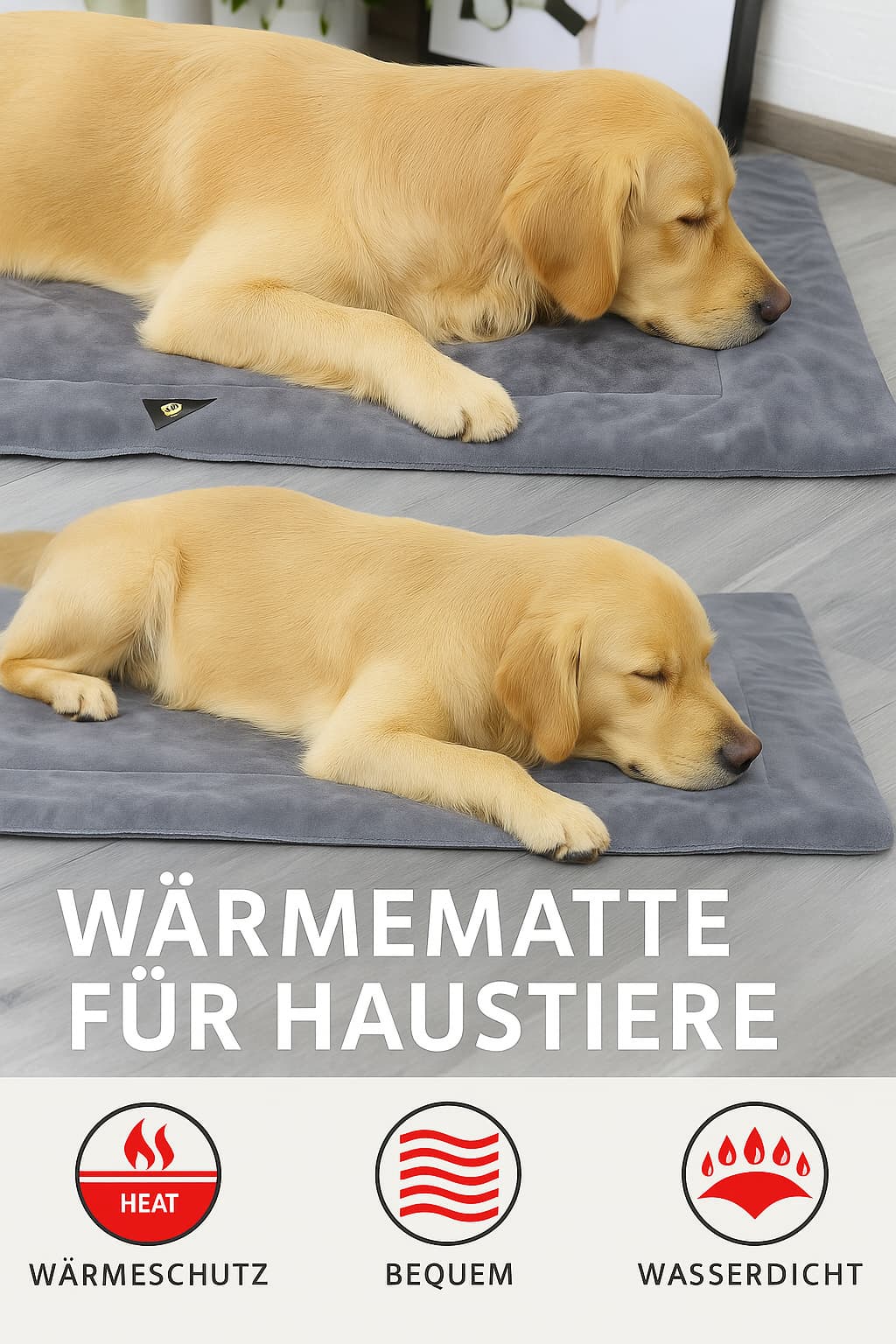 Hundebett mit Heizung - selbstwärmendes Hundekissen | Furrivio™ für Hunde & Katzen – jetzt bei Furrivio™ kaufen