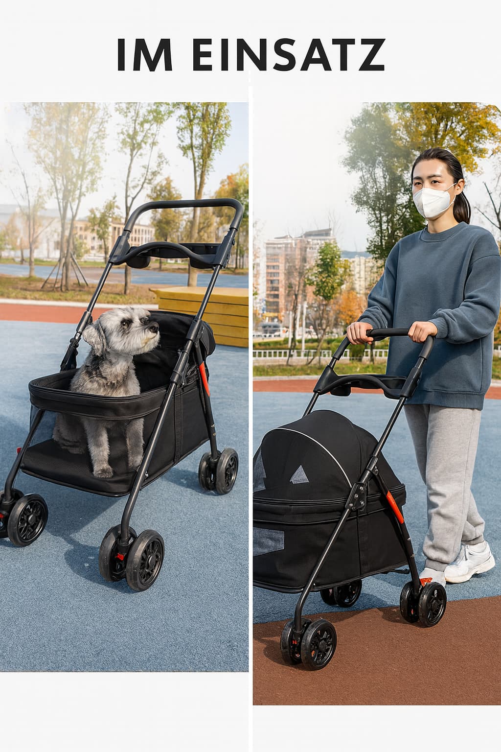 Hundebuggy für kleine Hunde – faltbar & komfortabel | Furrivio™ für Hunde & Katzen – jetzt bei Furrivio™ kaufen