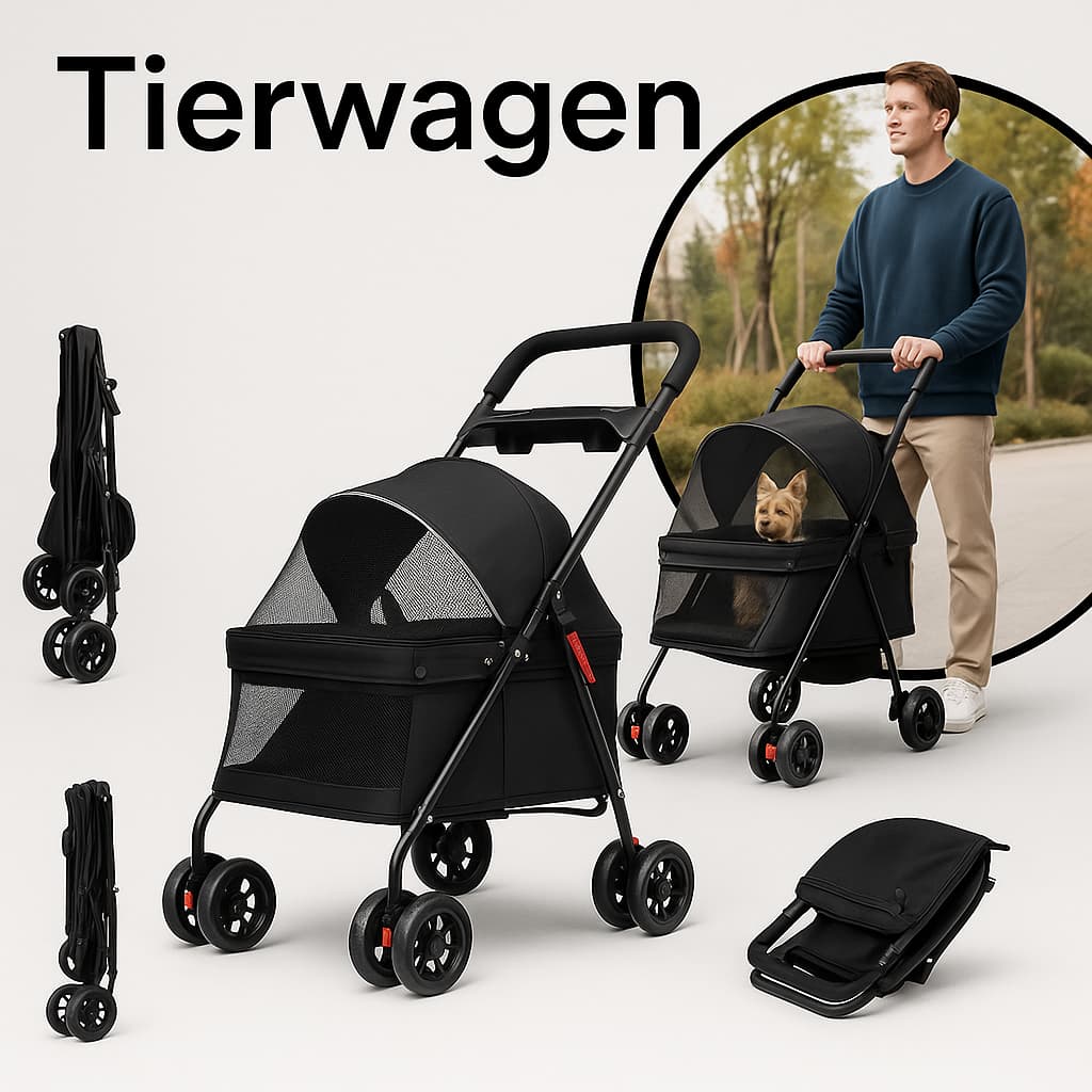 Hundebuggy für kleine Hunde – faltbar & komfortabel | Furrivio™ für Hunde & Katzen – jetzt bei Furrivio™ kaufen