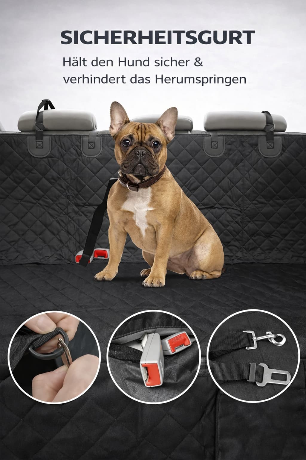 Hundedecke Auto Rücksitz | Hunde Schondecke für Rückbank für Hunde & Katzen – jetzt bei Furrivio™ kaufen