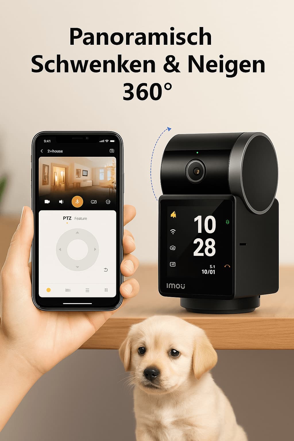 Hundekamera - Überwachungskamera mit Sprachfunktion & Mikrofon | Furrivio™ für Hunde & Katzen – jetzt bei Furrivio™ kaufen