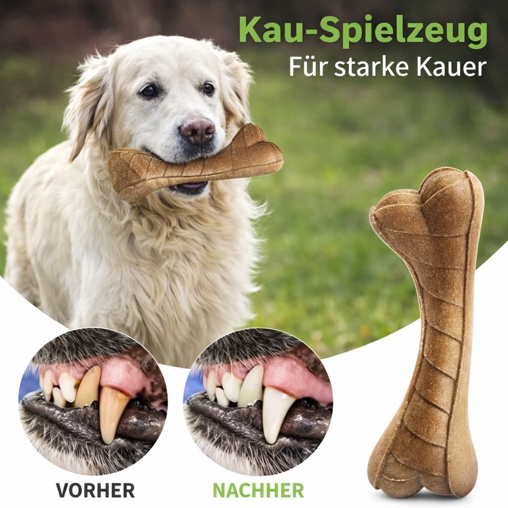 Hundeknochen Spielzeug - robuster Hundespielzeug Knochen für Hunde & Katzen – jetzt bei Furrivio kaufen