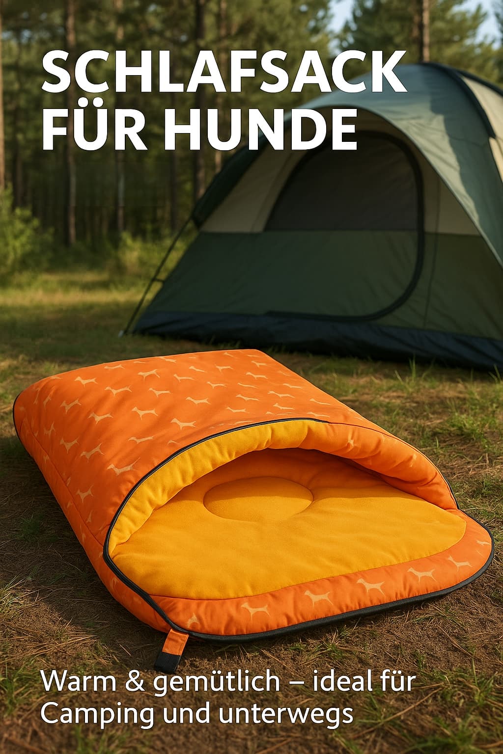 schlafsack für draussen Hundeschlafsack Outdoor – Warmer Schlupfsack für Hunde – Furrivio