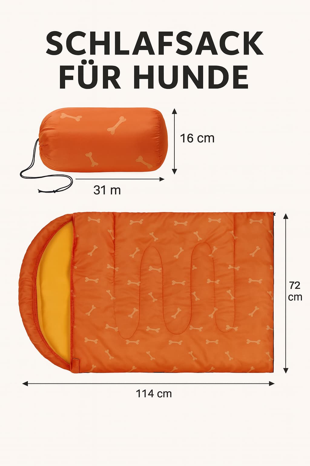 hund schlafsack Hundeschlafsack Outdoor – Warmer Schlupfsack für Hunde – Furrivio