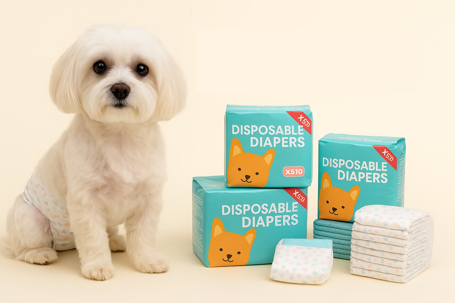 Hundewindeln Hündin - Windeln für Hundeweibchen | Furrivio für Hunde & Katzen – jetzt bei Furrivio™ kaufen