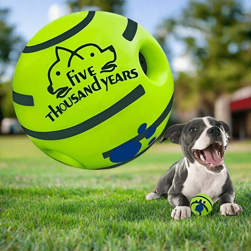 Interaktiver Hundespielball – Bewegungsaktiv, Geräuschfunktion | Furrivio™ für Hunde & Katzen – jetzt bei Furrivio™ kaufen