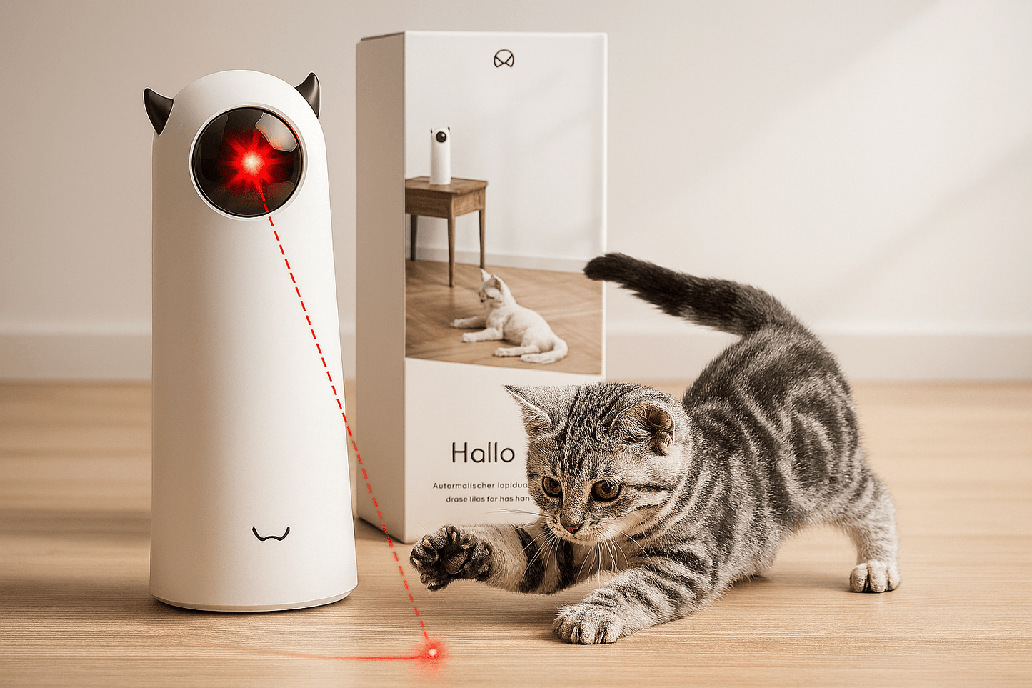 Interaktives Laser Katzenspielzeug – Automatisch | Furrivio™ für Hunde & Katzen – jetzt bei Furrivio™ kaufen