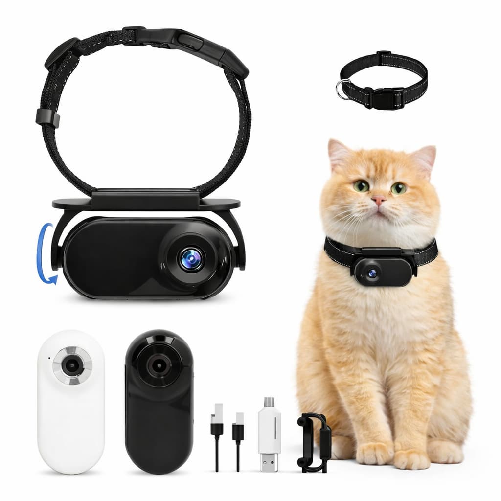 Kamera für Katzenhalsband - hochwertige Katzen GoPro | Furrivio für Hunde & Katzen – jetzt bei Furrivio kaufen
