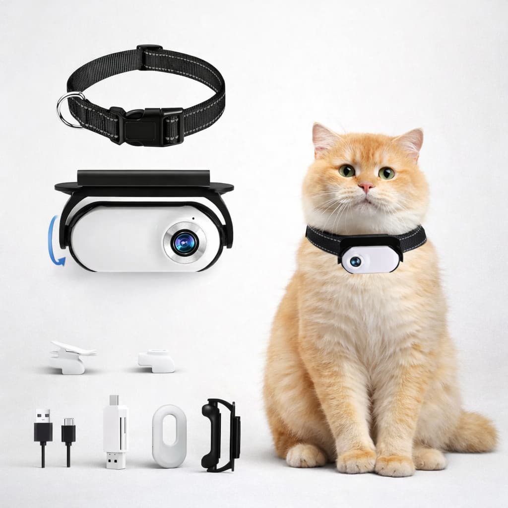 Kamera für Katzenhalsband - hochwertige Katzen GoPro | Furrivio für Hunde & Katzen – jetzt bei Furrivio kaufen