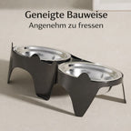 Katzen Doppelnapf - rutschfestes 2er Fressnapf | Furrivio™ für Hunde & Katzen – jetzt bei Furrivio kaufen