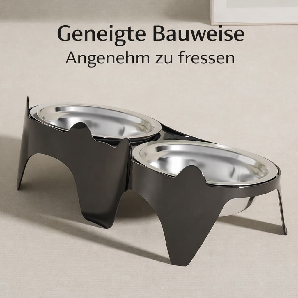 Katzen Doppelnapf - rutschfestes 2er Fressnapf | Furrivio™ für Hunde & Katzen – jetzt bei Furrivio kaufen