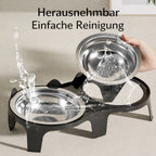 Katzen Doppelnapf - rutschfestes 2er Fressnapf | Furrivio™ für Hunde & Katzen – jetzt bei Furrivio kaufen
