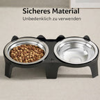 Katzen Doppelnapf - rutschfestes 2er Fressnapf | Furrivio™ für Hunde & Katzen – jetzt bei Furrivio kaufen