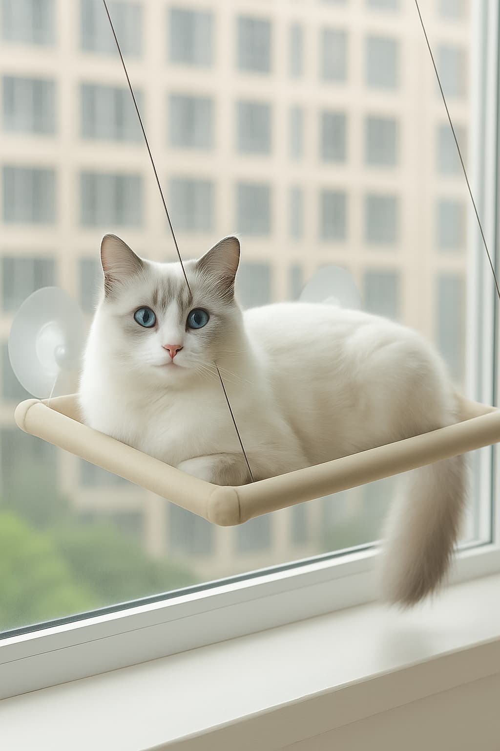 Katzen Fenster Hängematte – Hängeschaukel für Katzen für Hunde & Katzen – jetzt bei Furrivio™ kaufen