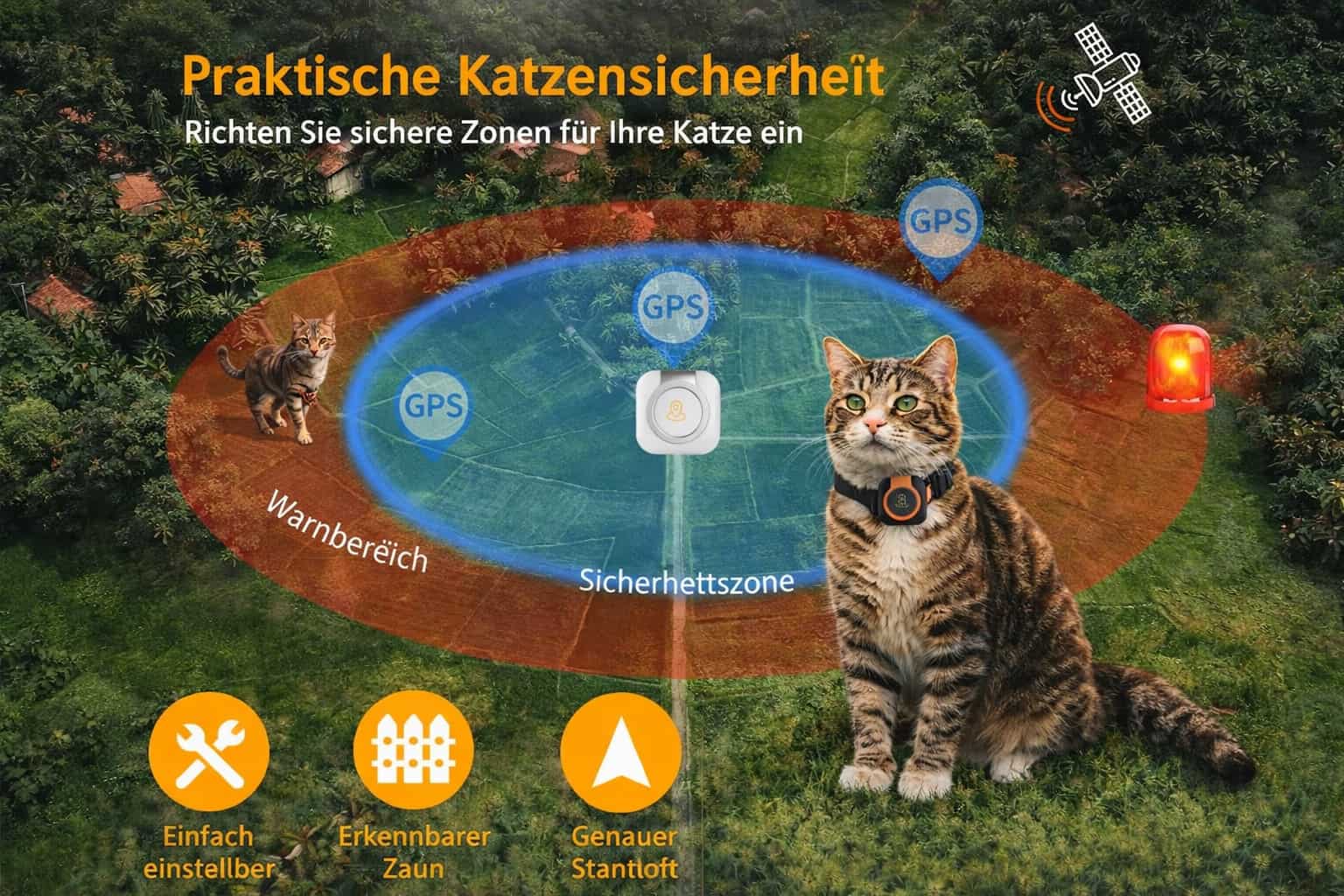 Katzen GPS - Tracker ohne Abo mit 4G - Technologie für Hunde & Katzen – jetzt bei Furrivio kaufen