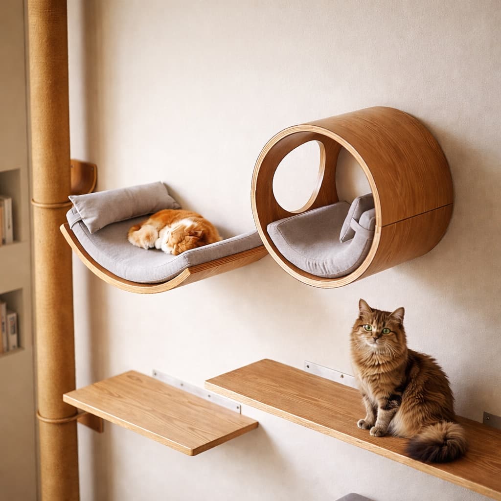 Katzen Kletterwand Set: - hochwertige Katzenwand | Furrivio für Hunde & Katzen – jetzt bei Furrivio kaufen