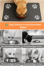 Katzen Napfunterlage (rutschfest) – Sauberkeit & Komfort | Furrivio™ für Hunde & Katzen – jetzt bei Furrivio™ kaufen
