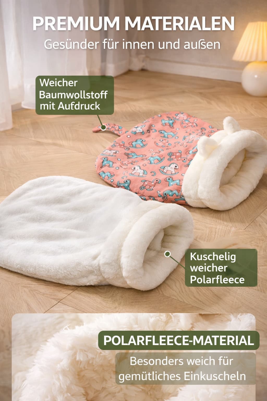 Katzen Schlafsack - Weicher Schlafsack für Katzen | Furrivio™ für Hunde & Katzen – jetzt bei Furrivio kaufen