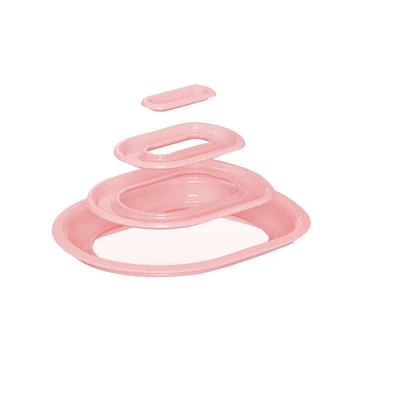 Katzen Toilettentraining Set – Wiederverwendbares Katzenklo Trainer Kit aus Kunststoff