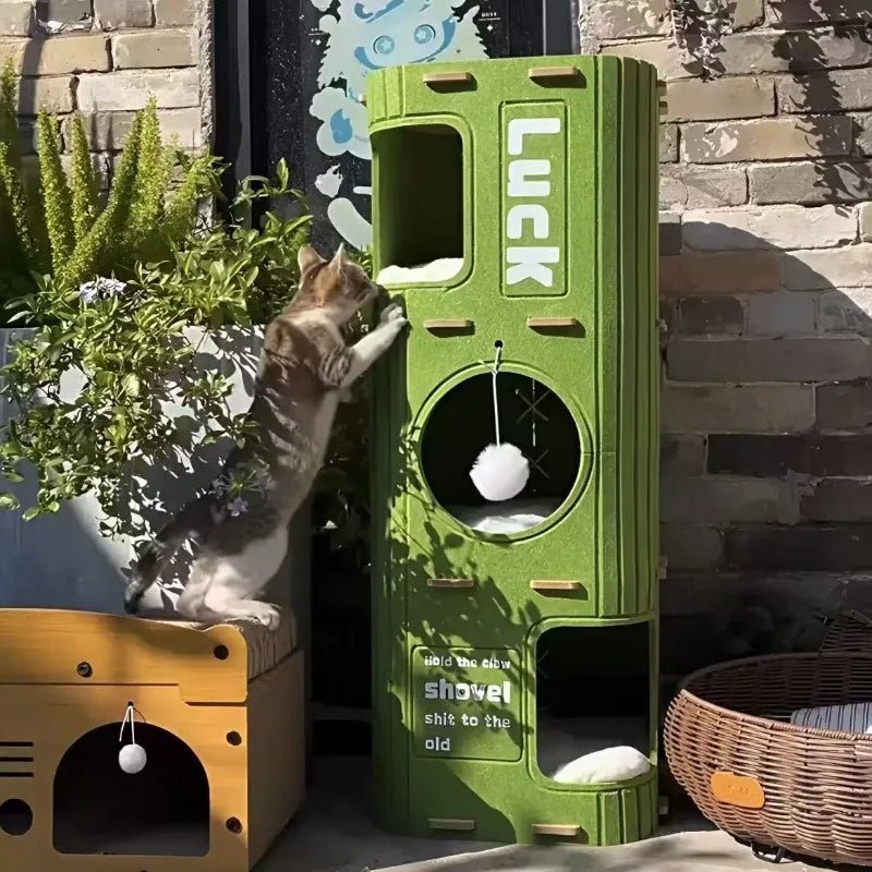 Katzen Turm - Outdoor Katzenturm für Draußen | Furrivio™ für Hunde & Katzen – jetzt bei Furrivio kaufen
