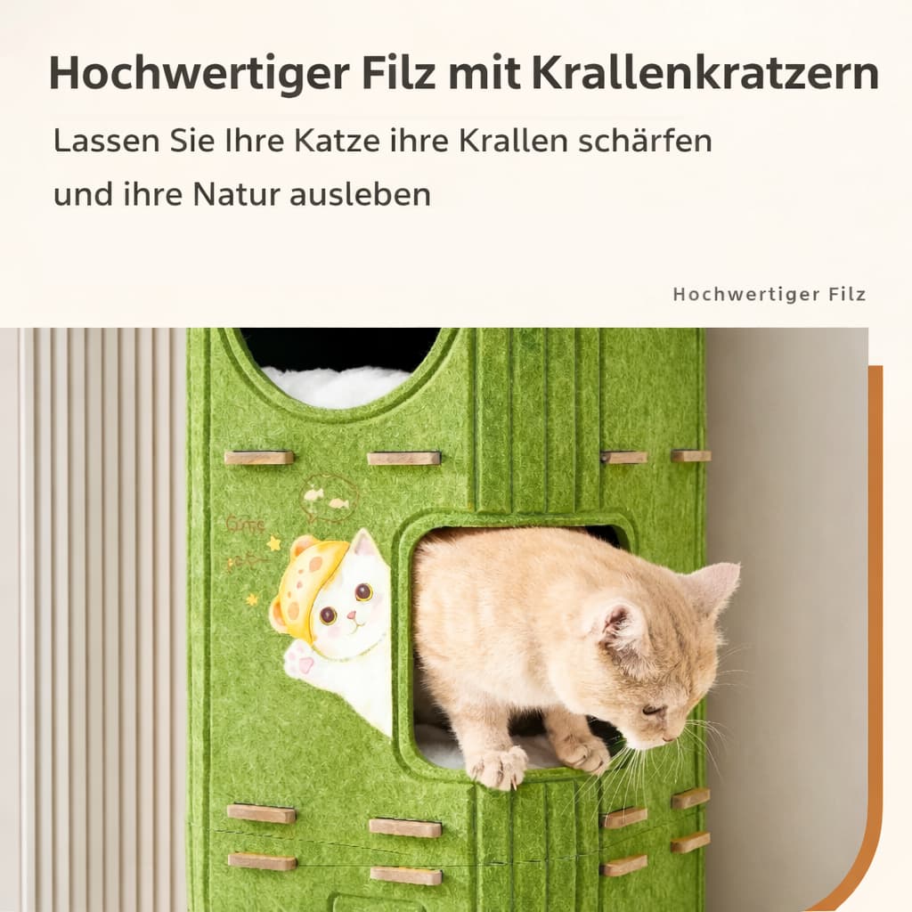 Katzen Turm - Outdoor Katzenturm für Draußen | Furrivio™ für Hunde & Katzen – jetzt bei Furrivio kaufen