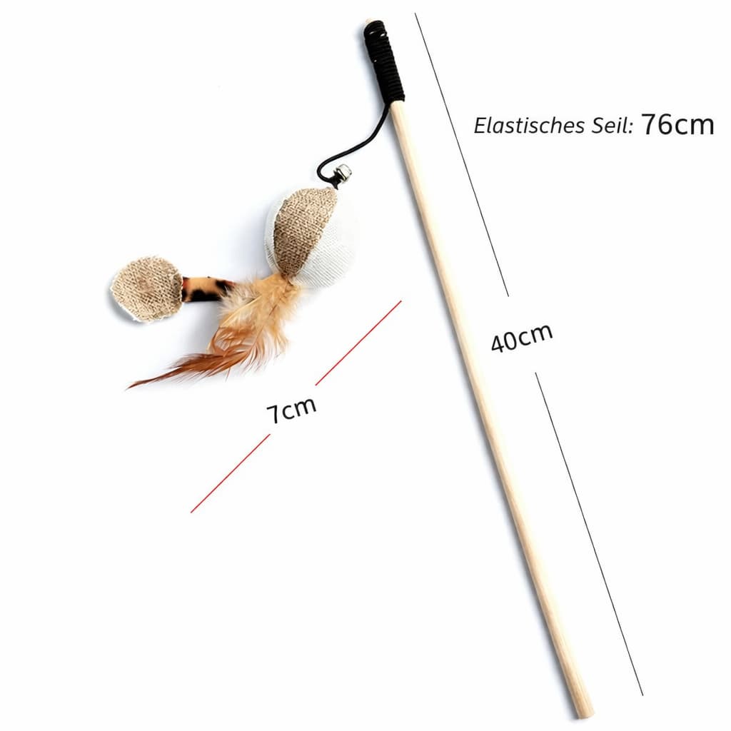 Katzenangel (stabil) - Katzenangel mit Maus, Fisch & mehr für Hunde & Katzen – jetzt bei Furrivio kaufen